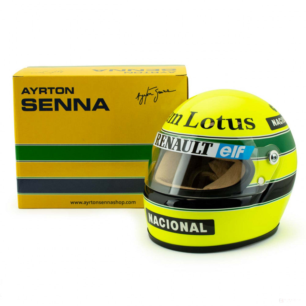 Casque, Ayrton Senna 1985, 1:2, Jaune, 1985 - FansBRANDS®
