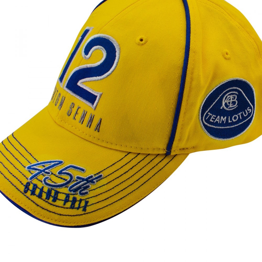 Casquette de baseball Ayrton Senna, jaune - FansBRANDS®