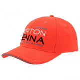 Casquette de baseball Ayrton Senna, orange
