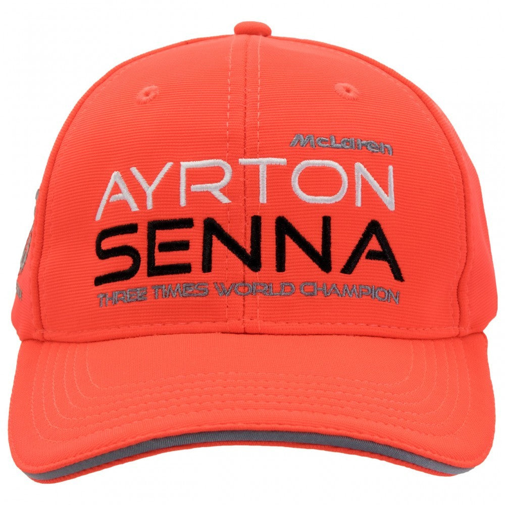 Casquette de baseball Ayrton Senna, orange - FansBRANDS®