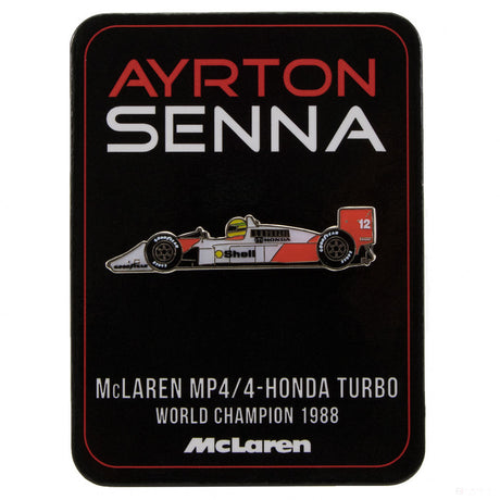 Épingle Ayrton Senna, Blanc - FansBRANDS®