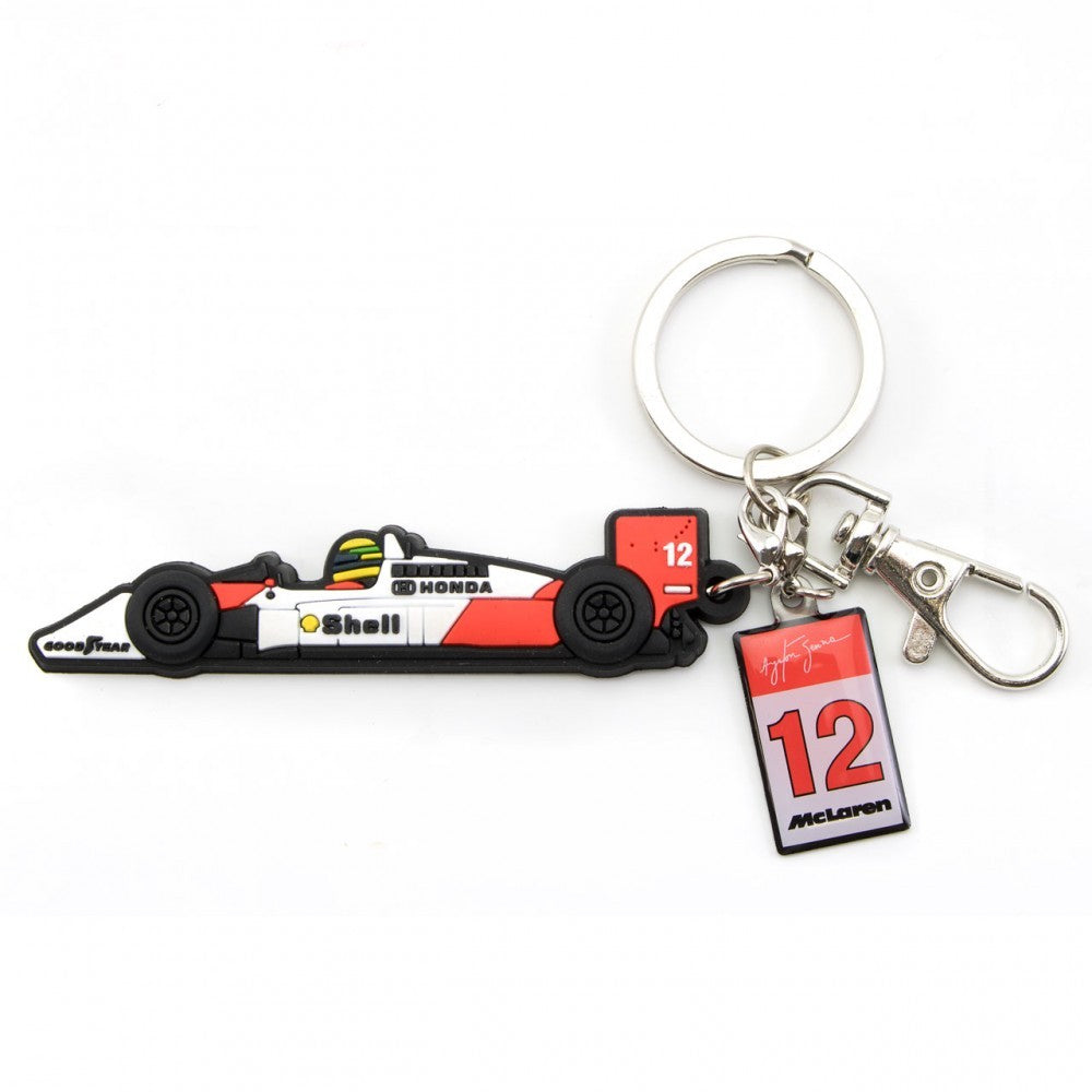 Ayrton Senna McLaren MP4/4 Kulcstartó