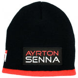 Bonnet Ayrton Senna, noir