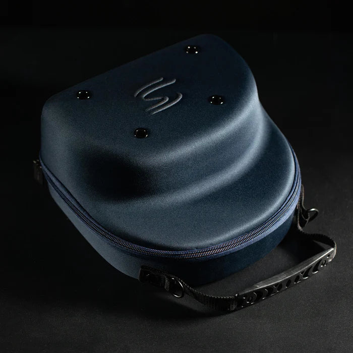 Casquette Ayrton Senna, Nacional, originale 1984, avec étui rigide en tissu, bleue