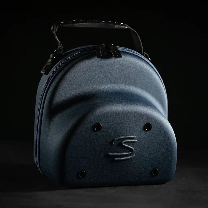 Casquette Ayrton Senna, Nacional, originale 1984, avec étui rigide en tissu, bleue