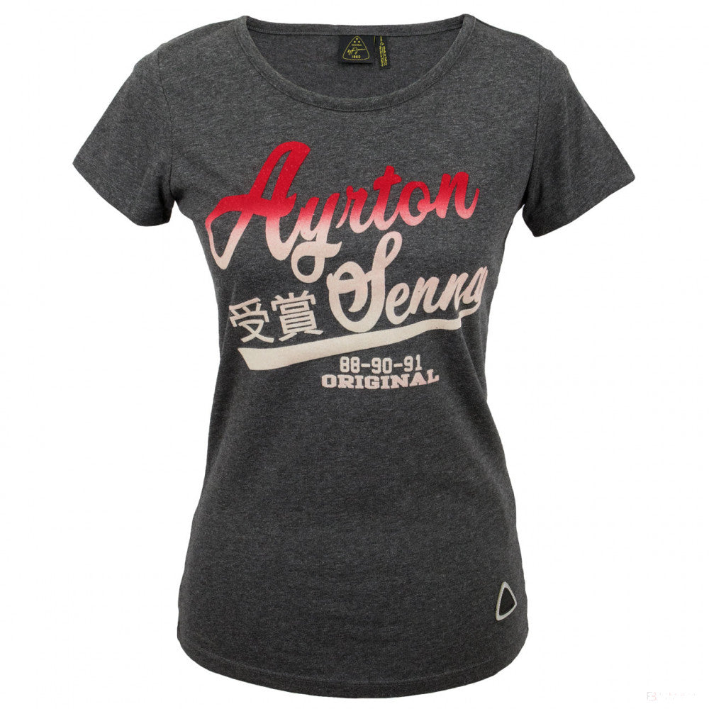 T-shirt col rond Ayrton Senna, gris - FansBRANDS®