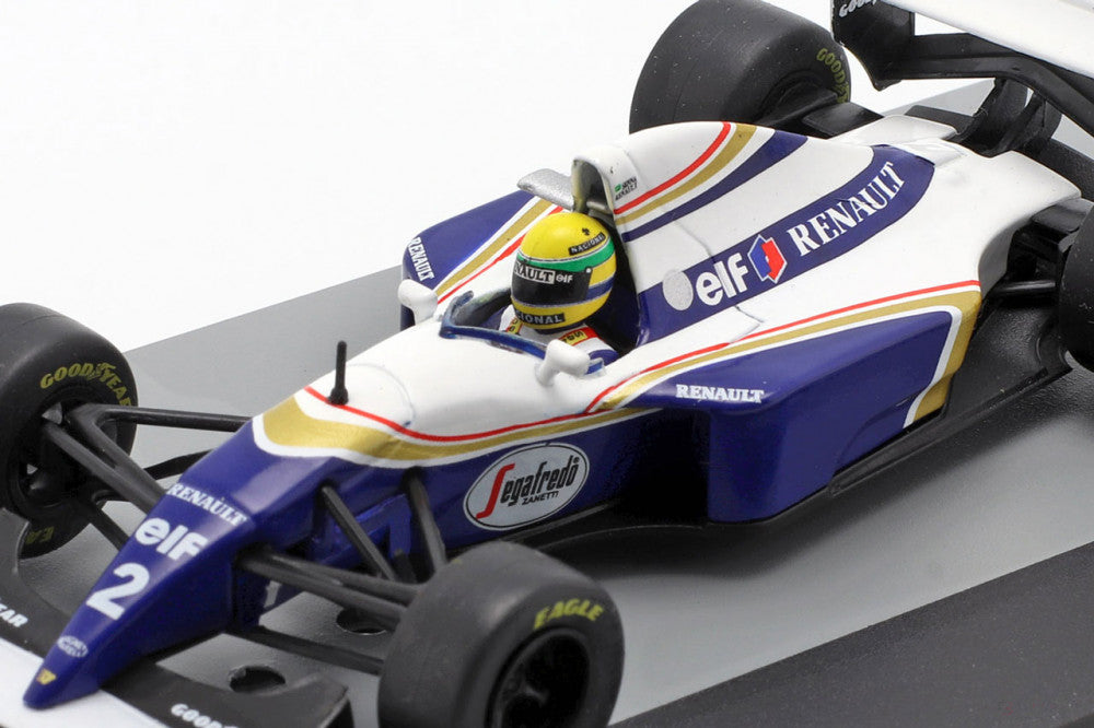 Voiture modèle Ayrton Senna, Blanc - FansBRANDS®