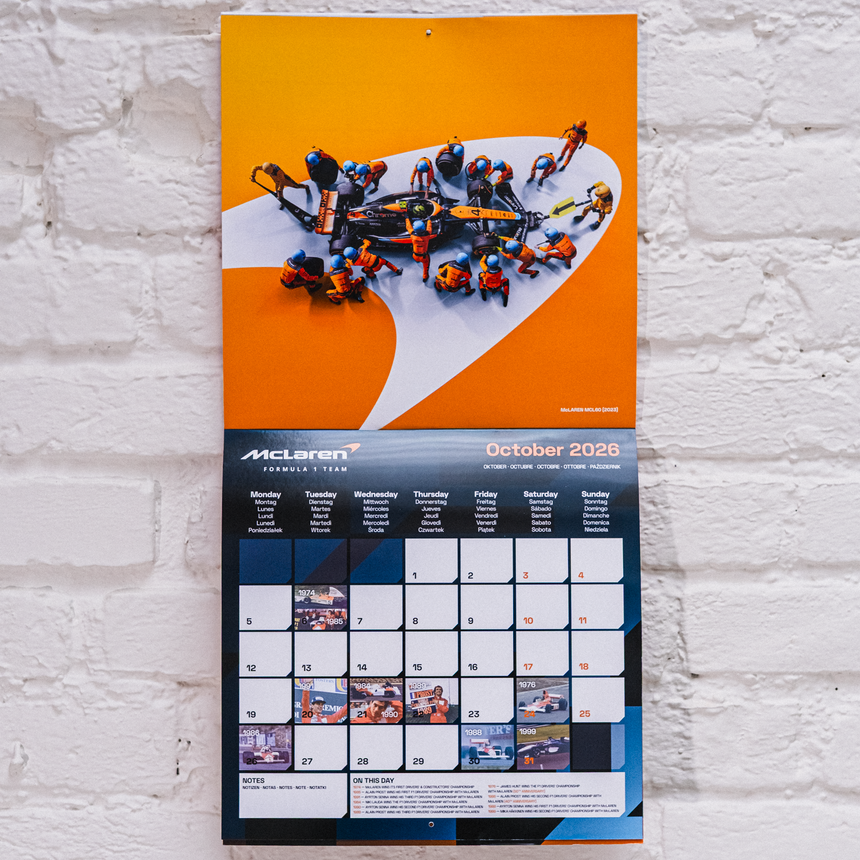 Équipe McLaren Formule 1 - Calendrier officiel - 2026