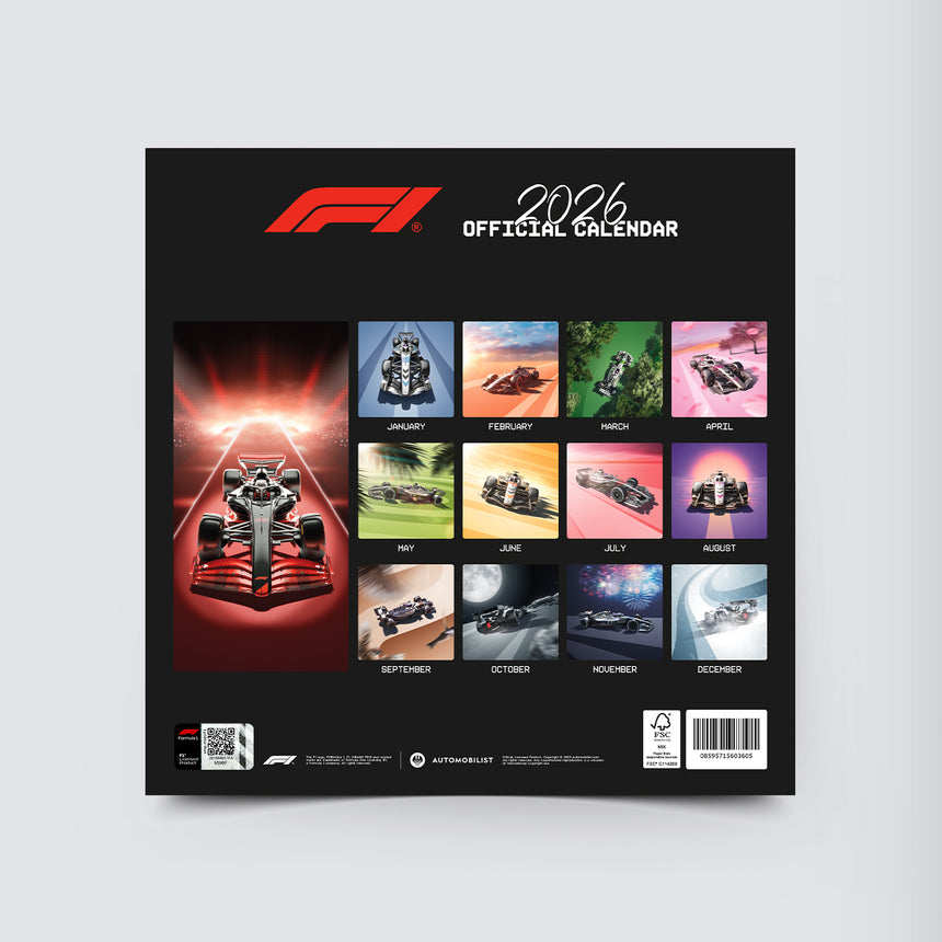 Formule 1® - Calendrier officiel - 2026