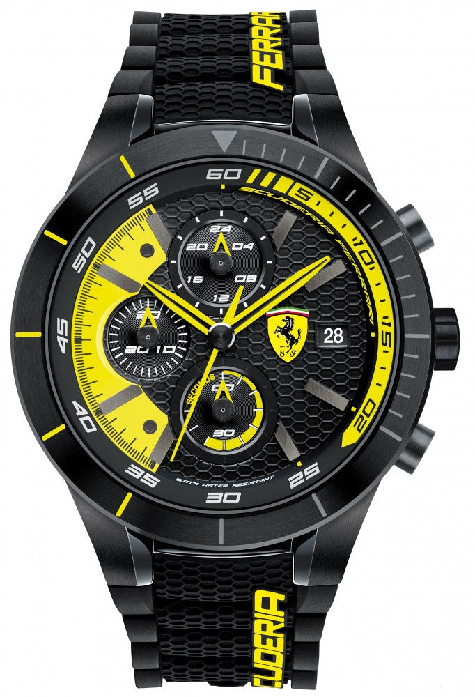 Montre Scuderia Ferrari, noir-jaune