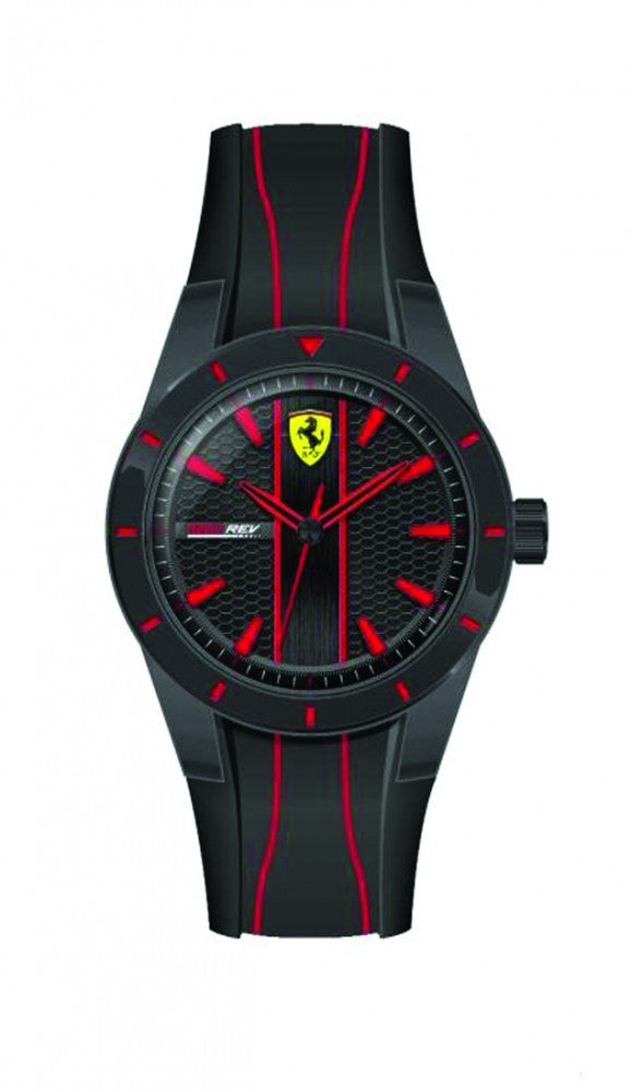 Montre Scuderia Ferrari, noir-Rouge