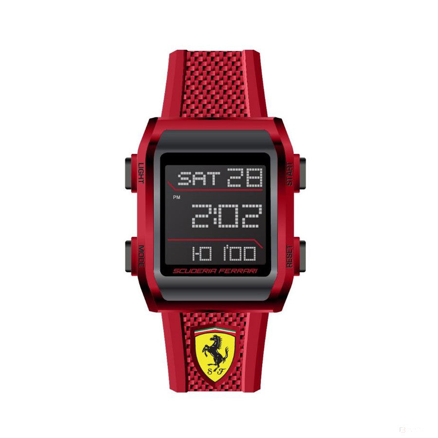 Ceas de Barbat, Ferrari Downforce Carbon, Rouge, 2021