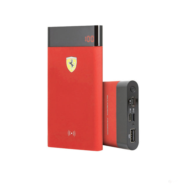 Ferrari Wireless Portable Charger, 8000 Mah, Red - FansBRANDS®