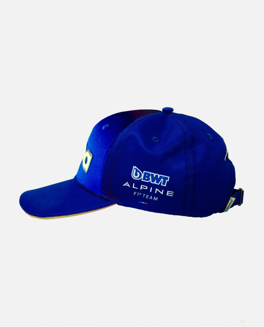 Alpine Baseball Casquette, Fernando Alonso Kimoa Spain GP, Bleu, 2022 - FansBRANDS®