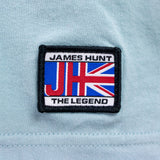 T-shirt col rond James Hunt, bleu