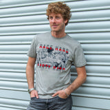 T-shirt col rond James Hunt, gris - FansBRANDS®