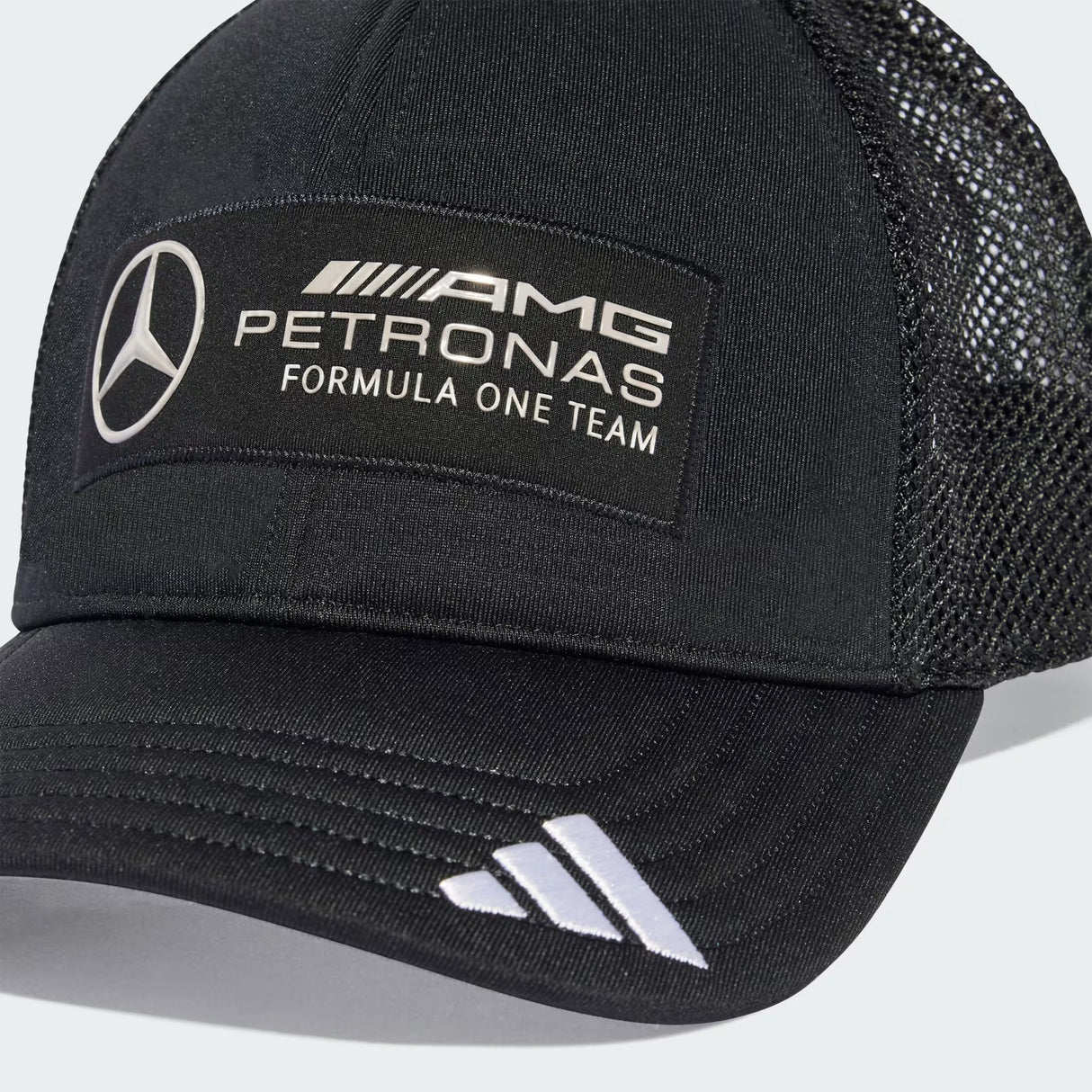 Casquette Mercedes, trucker, logo complet, noire 🔥