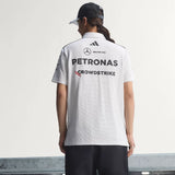 Polo Mercedes, équipe, ingénieurs, adidas, blanc, 2026