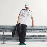 Polo Mercedes, équipe, ingénieurs, adidas, blanc, 2026