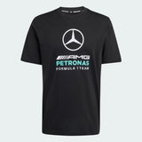 Polo Mercedes, Dna, graphique, adidas, noir