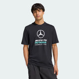 Polo Mercedes, Dna, graphique, adidas, noir