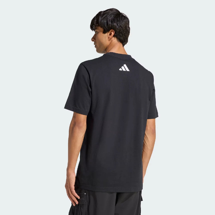 Polo Mercedes, Dna, graphique, adidas, noir