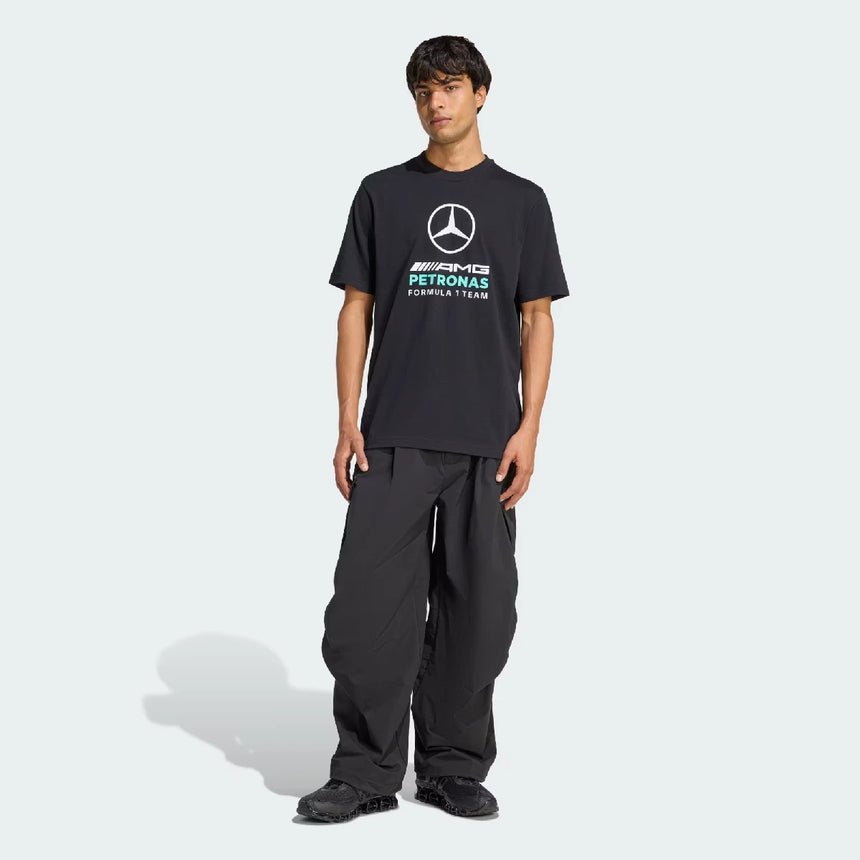 Polo Mercedes, Dna, graphique, adidas, noir