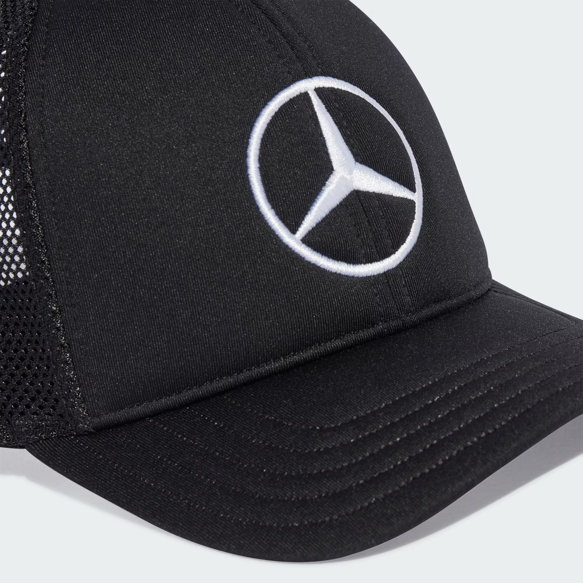 Casquette Mercedes, trucker, grand logo, noir 🔥