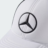 Casquette Mercedes, trucker, grand logo, blanc/noir 🔥