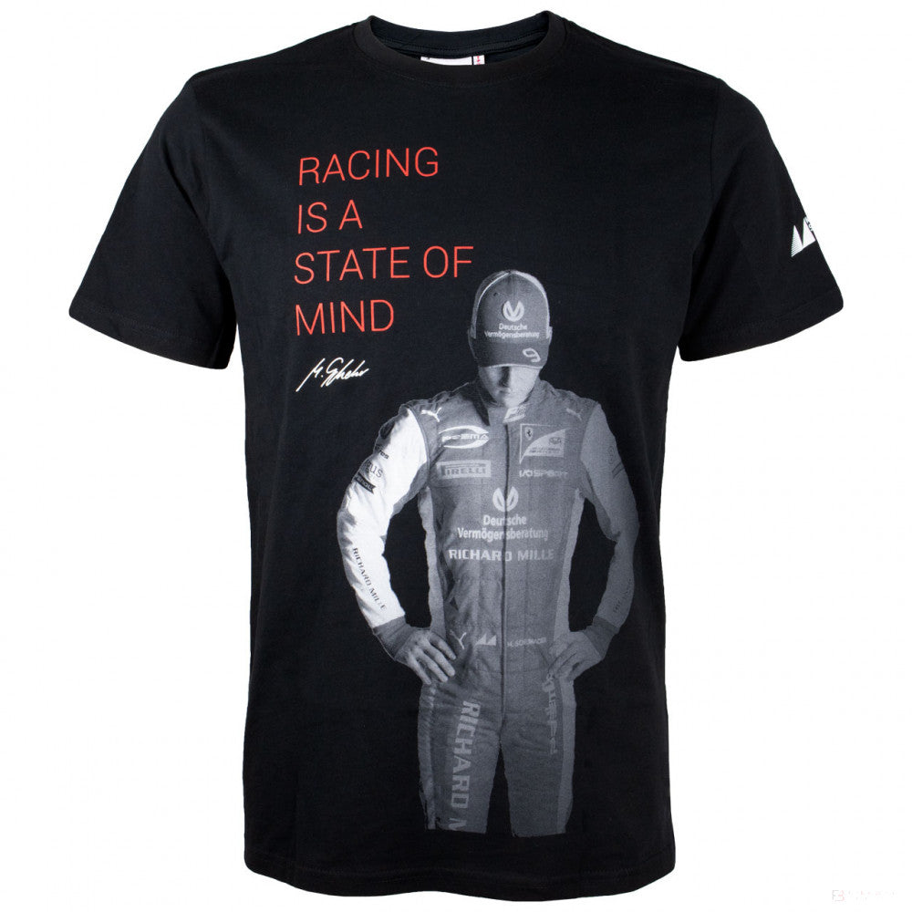 T-shirt col rond Mick Schumacher, noir - FansBRANDS®