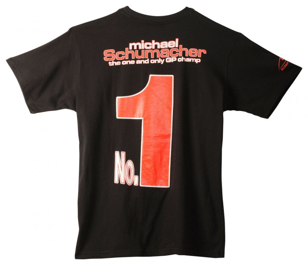 T-shirt col rond Michael Schumacher, noir