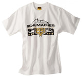T-shirt col rond Michael Schumacher, blanc