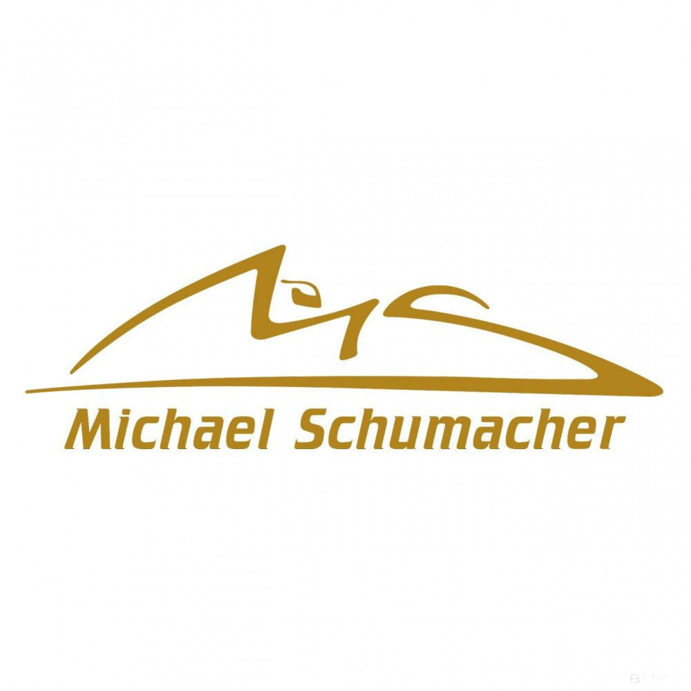 Autocollant Michael Schumacher, Or
