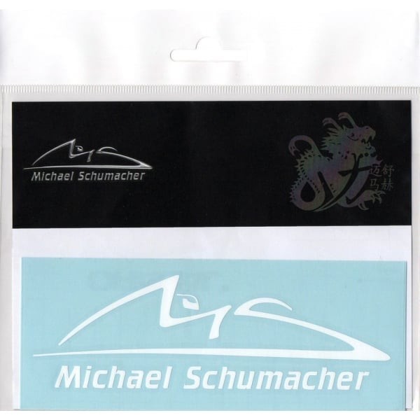 Autocollant Michael Schumacher, Blanc