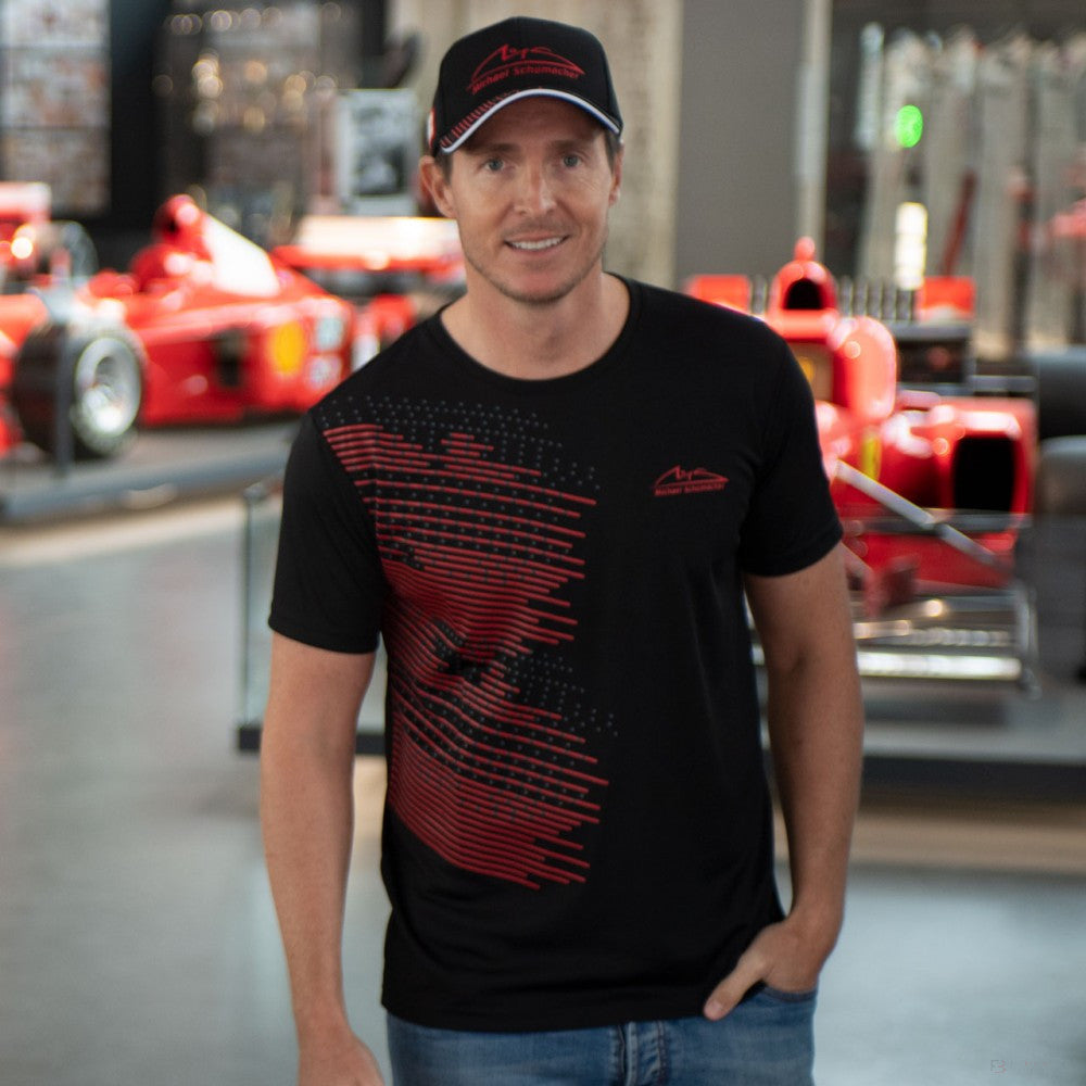 T-shirt col rond Michael Schumacher, noir - FansBRANDS®