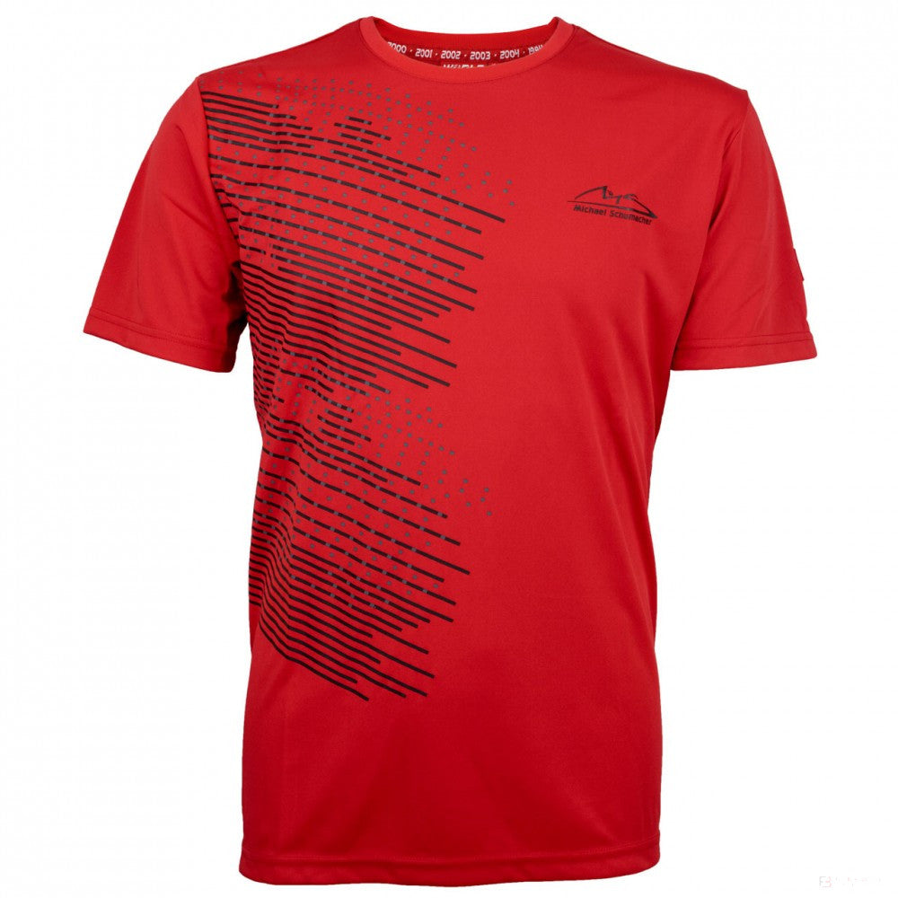 T-shirt col rond Michael Schumacher, Rouge