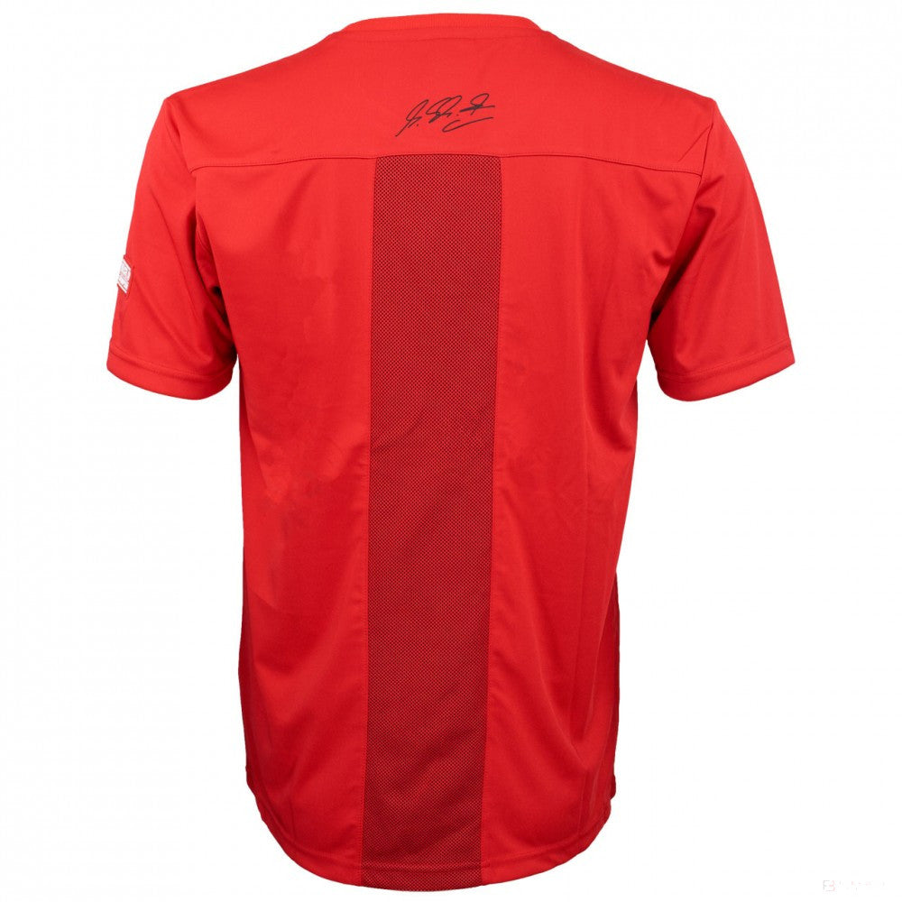 T-shirt col rond Michael Schumacher, Rouge