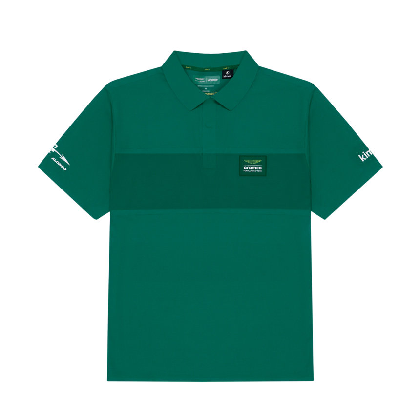 Polo Fernando Alonso, Kimoa, minimalista, verde, 2024