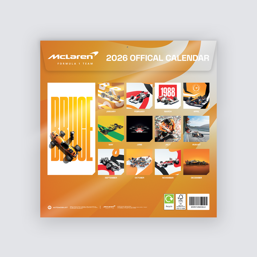 Équipe McLaren Formule 1 - Calendrier officiel - 2026