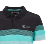 Polo Mercedes, rayé, multicolore, 2020