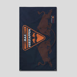 Drapeau Red Bull, Max Verstappen, bleu, 2026