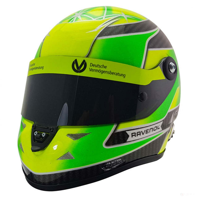 Voiture modèle, Mick Schumacher Casque Belgium Spa 2018 Formula 3 Champion, 1:2, Vert, 2018 - FansBRANDS®