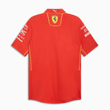 Ferrari t-shirt avec col chemise, Puma, équipe, pro, rouge, 2024