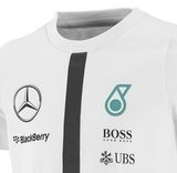 T-shirt Mercedes Kids, équipe, blanc, 2015