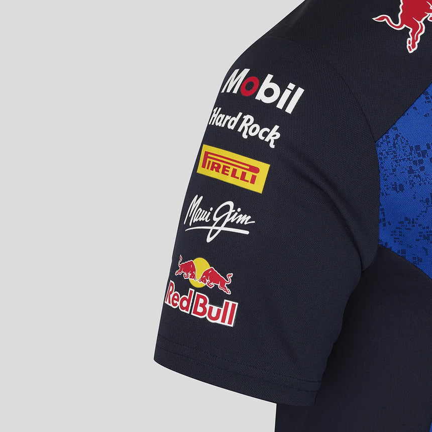T-shirt Red Bull, équipe, femme, bleu