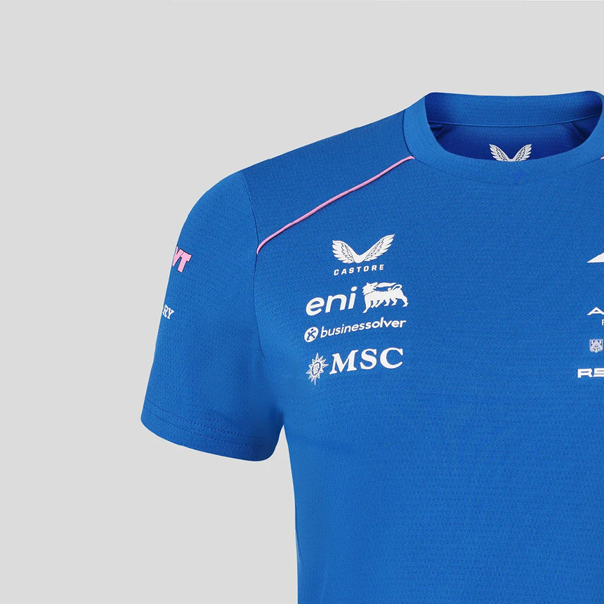 T-shirt Alpine, équipe, femme, bleu, 2026