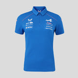 Polo alpin, équipe, femme, bleu, 2026