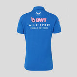 Polo alpin, équipe, femme, bleu, 2026