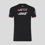 T-shirt Haas F1, équipe, femme, noir