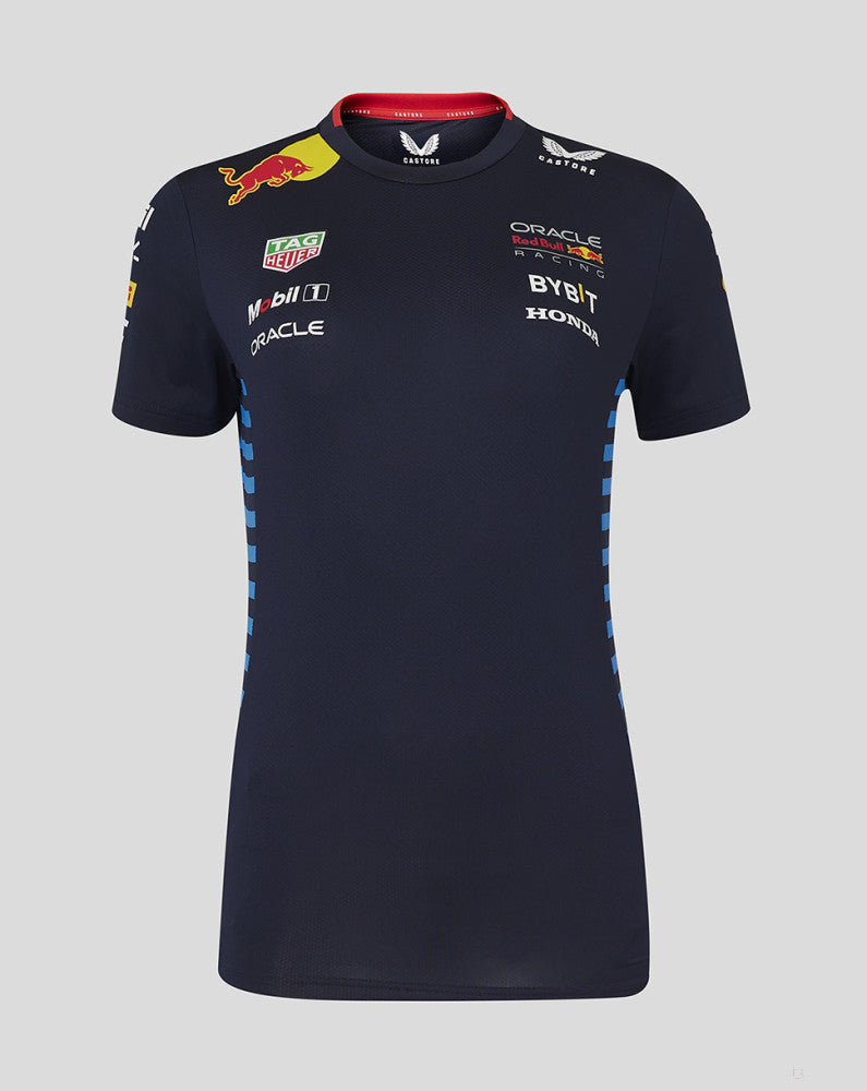 Red Bull t-shirt, Castore, équipe, femmes, bleu, 2024 - FansBRANDS®